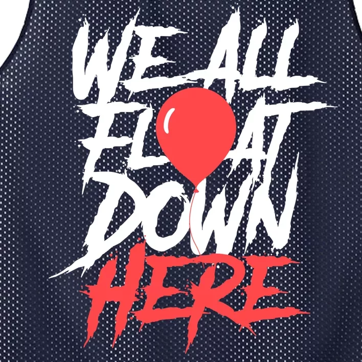 We All Float Down Here Mesh Reversible Basketball Jersey Tank