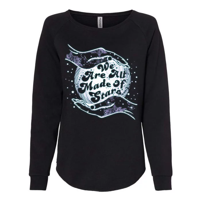 We Are All Made of Stars Womens California Wash Sweatshirt