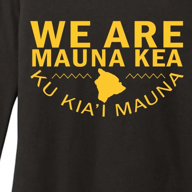 We Are Mauna Kea Womens CVC Long Sleeve Shirt