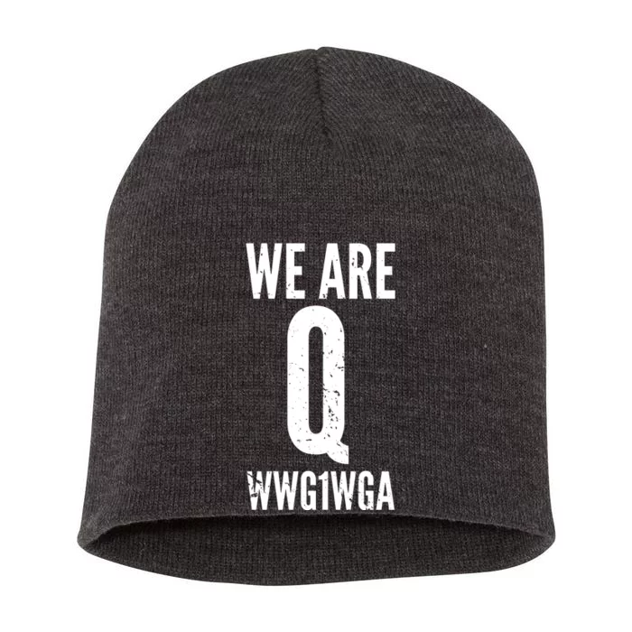 We Are Q Short Acrylic Beanie