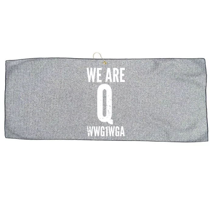 We Are Q Large Microfiber Waffle Golf Towel