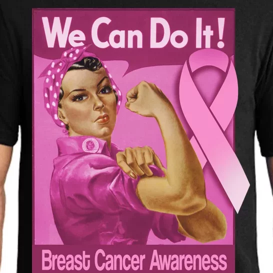 We Can Do It Fight Breast Cancer Pajama Set