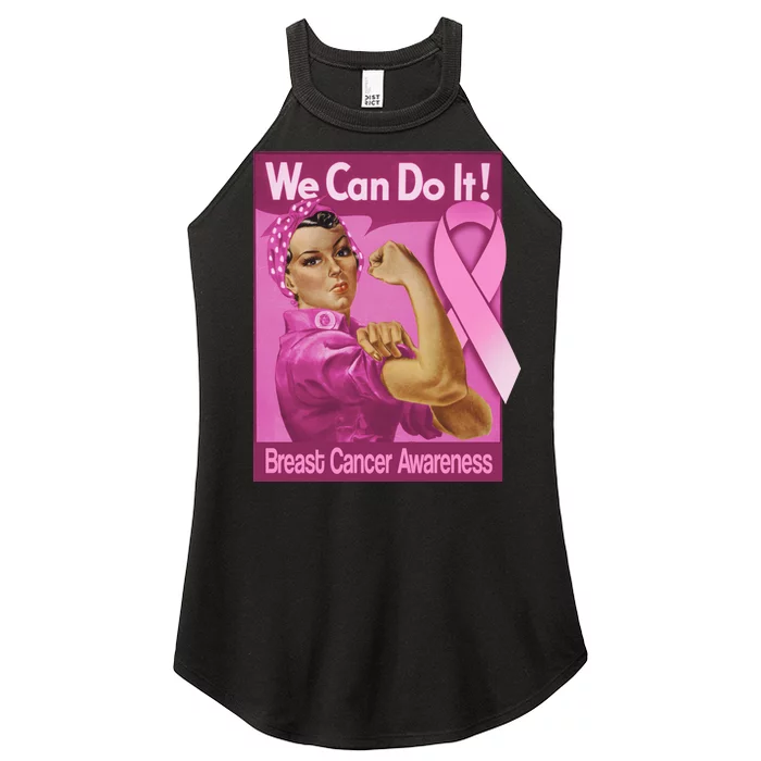 We Can Do It Fight Breast Cancer Women’s Perfect Tri Rocker Tank