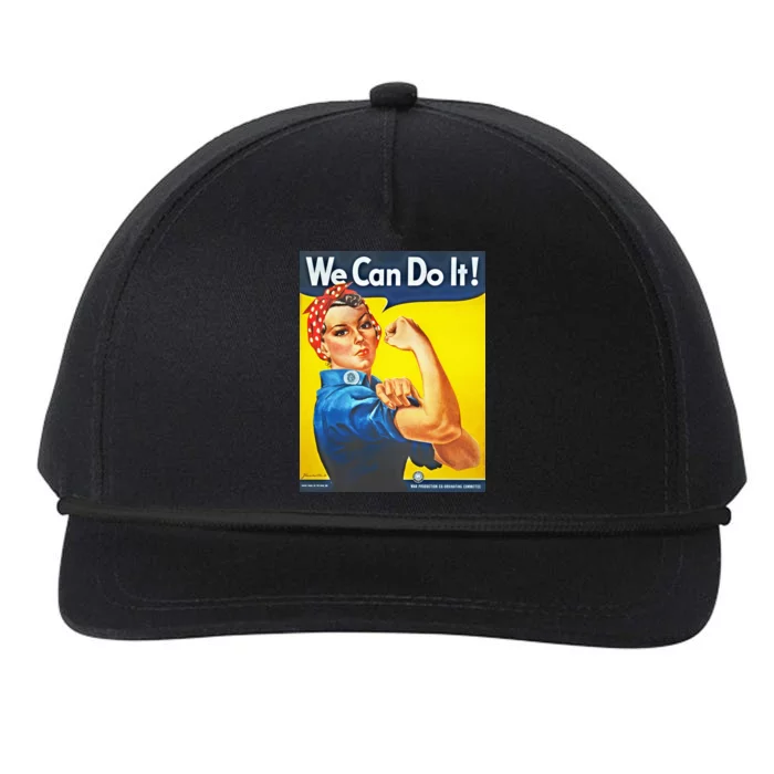 We Can Do It! Rosie Roosevelt Snapback Five-Panel Rope Hat