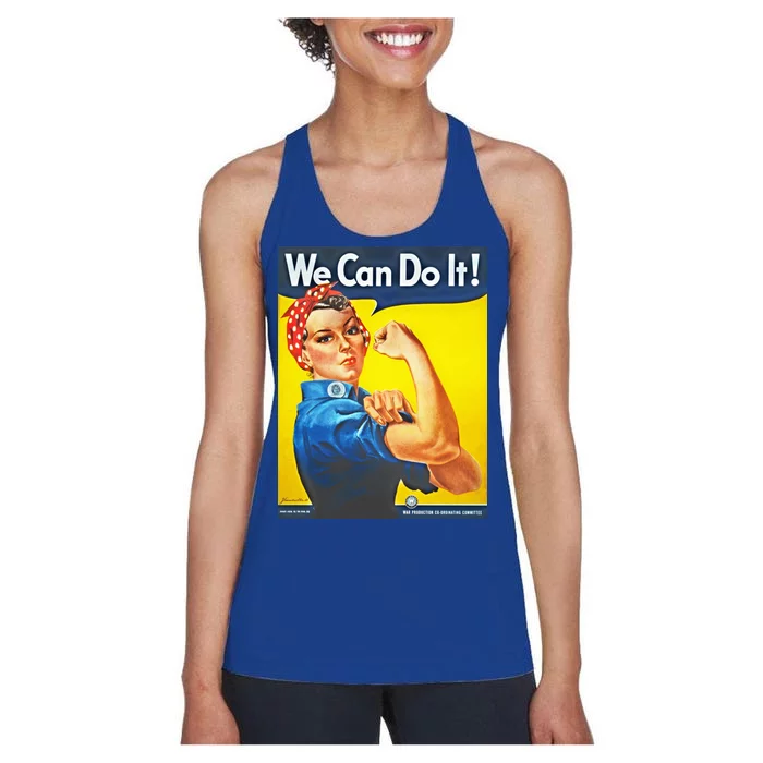 We Can Do It! Rosie Roosevelt Women's Racerback Tank