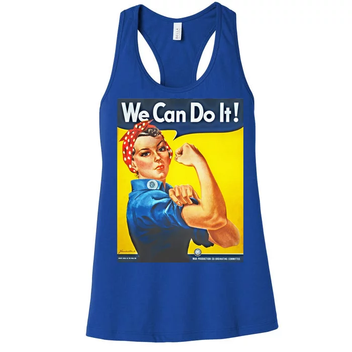 We Can Do It! Rosie Roosevelt Women's Racerback Tank