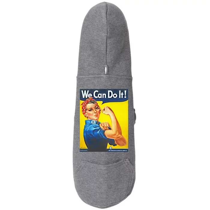 We Can Do It! Rosie Roosevelt Doggie 3-End Fleece Hoodie