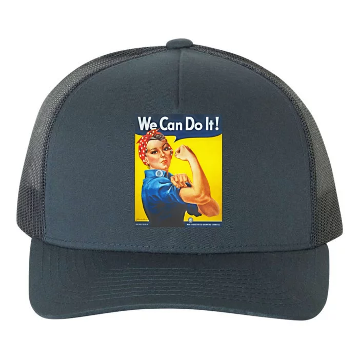 We Can Do It! Rosie Roosevelt Yupoong Adult 5-Panel Trucker Hat