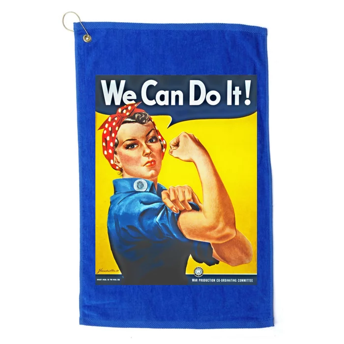 We Can Do It! Rosie Roosevelt Platinum Collection Golf Towel