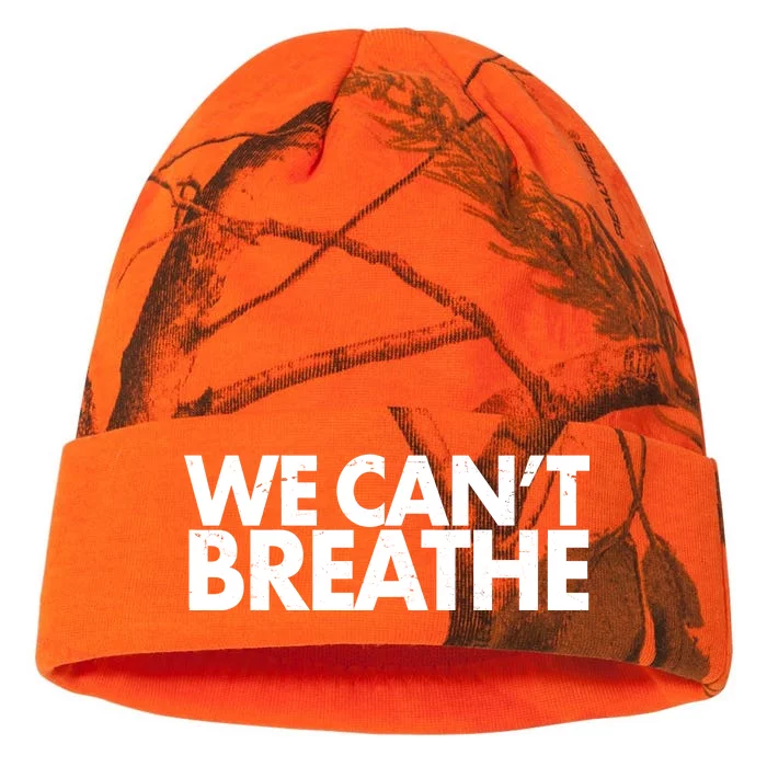 We Can't Breathe Protest Support Civil Rights Kati - 12in Camo Beanie