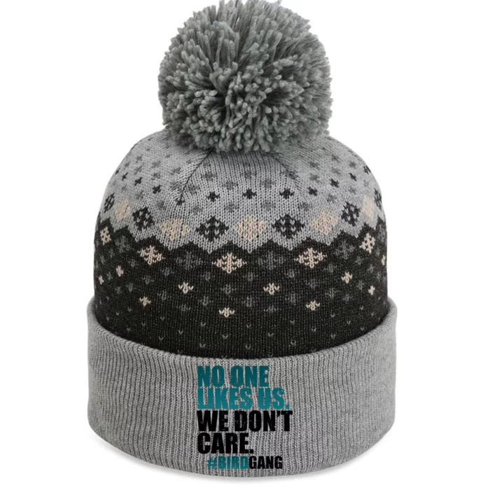 We Don't Care Birdgang Philadelphia Football The Baniff Cuffed Pom Beanie