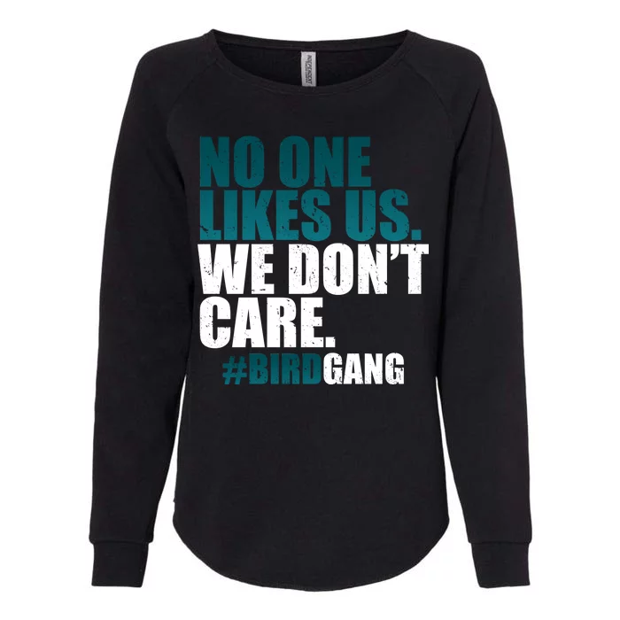 We Don't Care Birdgang Philadelphia Football Womens California Wash Sweatshirt