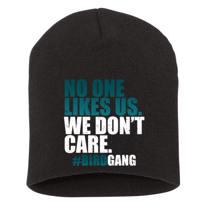 We Don't Care Birdgang Philadelphia Football Short Acrylic Beanie