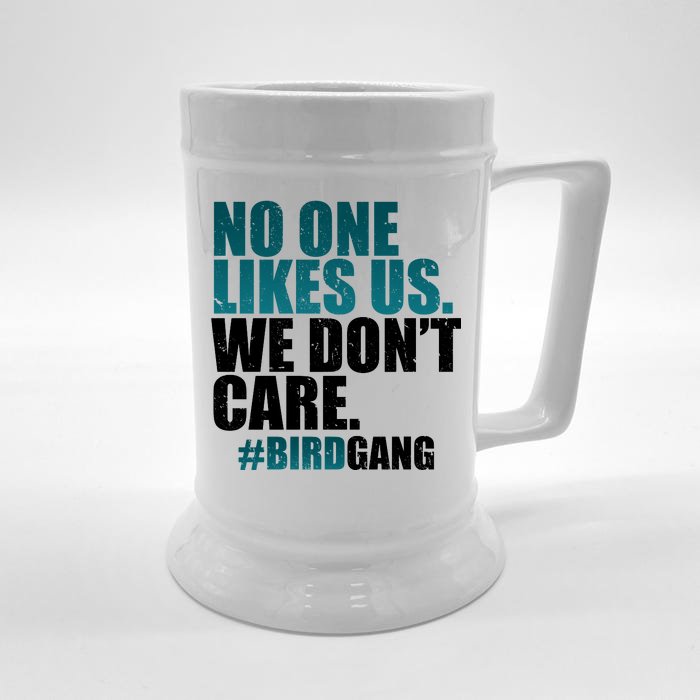 We Don't Care Birdgang Philadelphia Football Front & Back Beer Stein