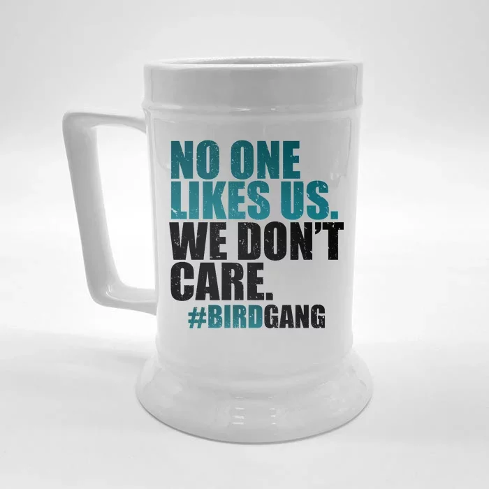 We Don't Care Birdgang Philadelphia Football Front & Back Beer Stein