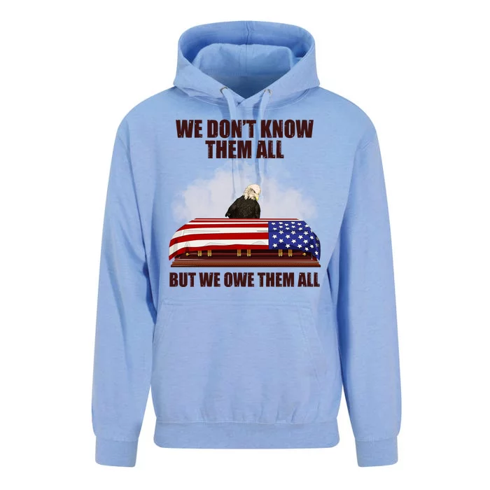 We Don't Know Them All But We Owe Them All Unisex Surf Hoodie