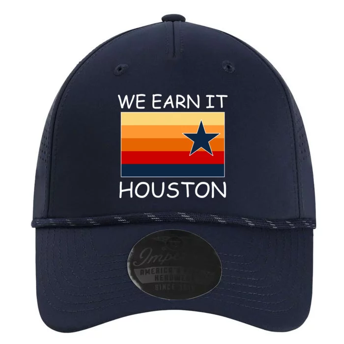 We Earn It Houston Texas Star Flag Performance The Dyno Cap