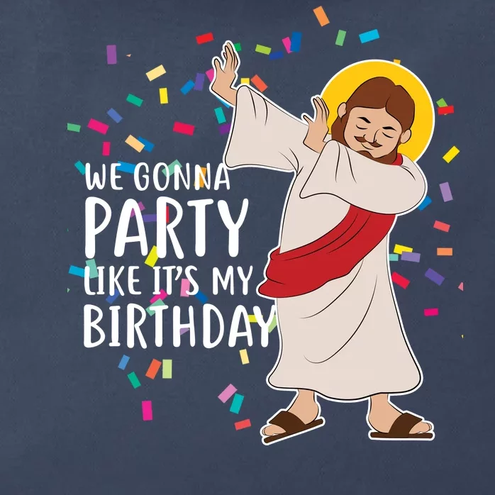 We Gonna Party Like It's My Birthday Dabbing Jesus Zip Tote Bag