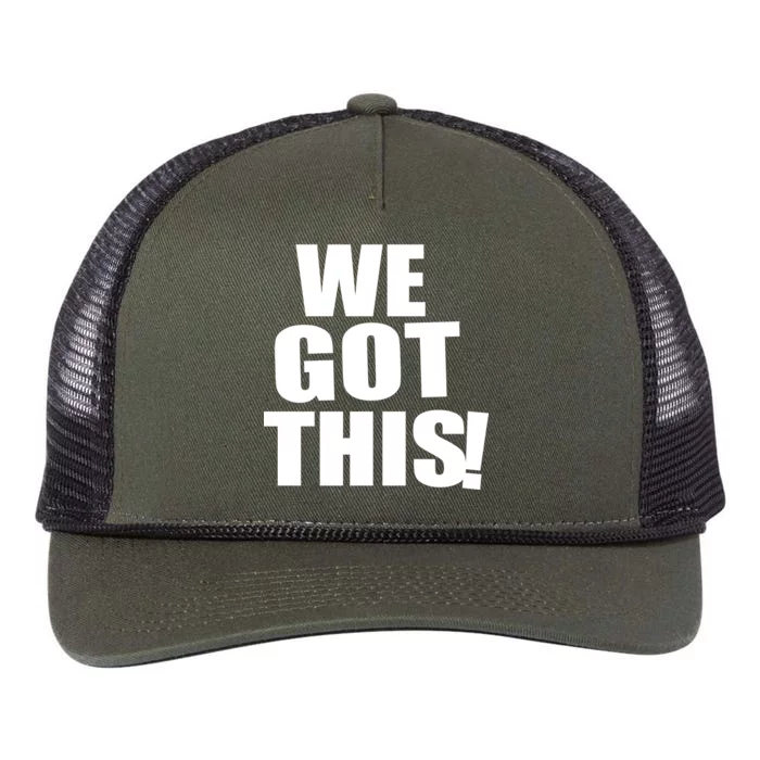 We Got This! Retro Rope Trucker Hat Cap