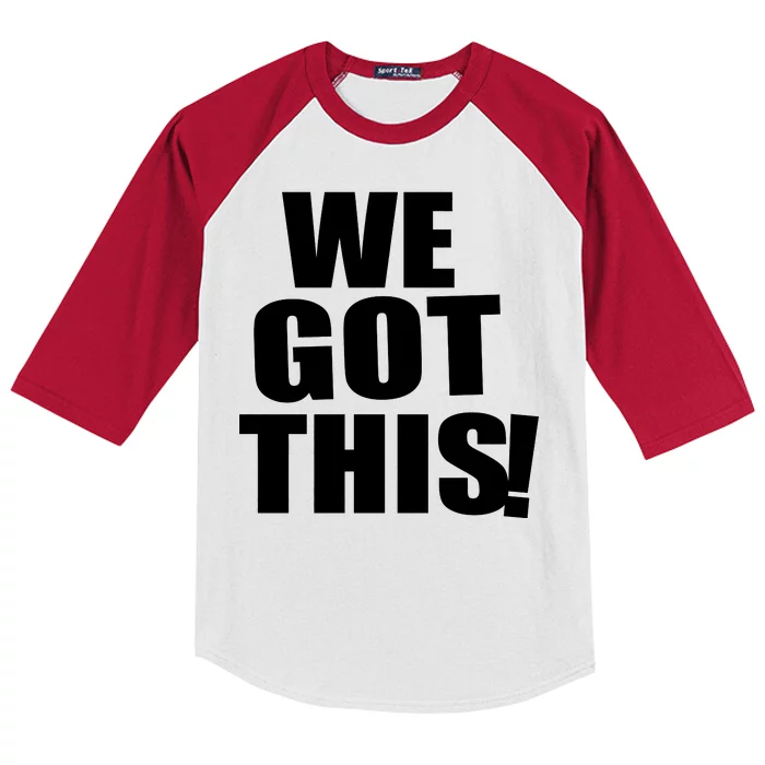 We Got This! Kids Colorblock Raglan Jersey