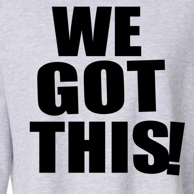 We Got This! Cropped Pullover Crew