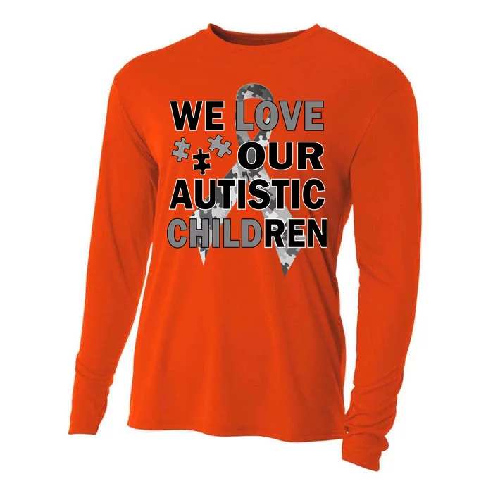 We Love Our Autistic Children Cooling Performance Long Sleeve Crew