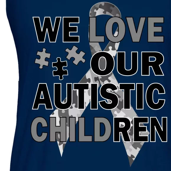 We Love Our Autistic Children Ladies Essential Flowy Tank