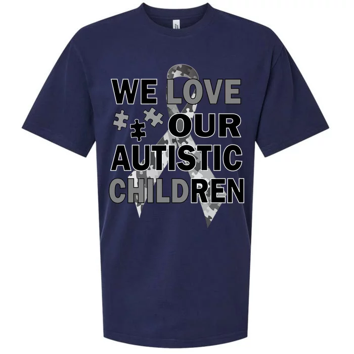 We Love Our Autistic Children Sueded Cloud Jersey T-Shirt