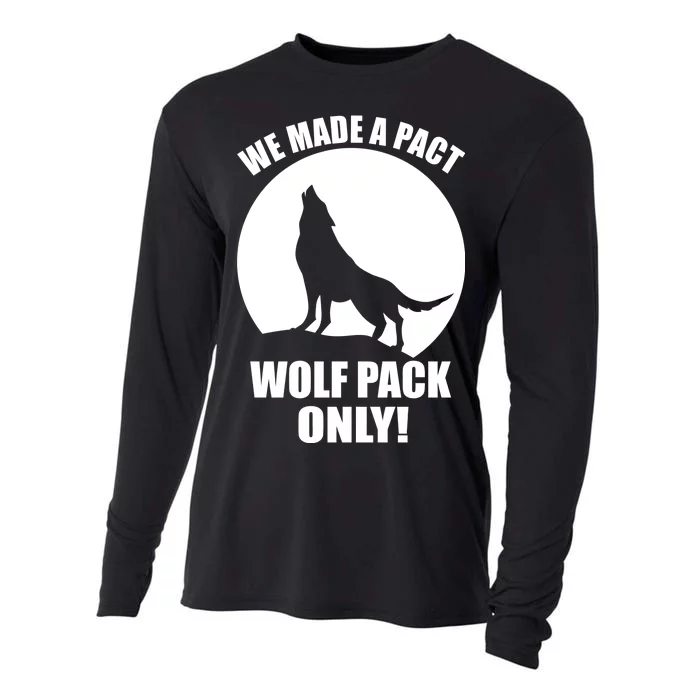 We Made A Pact Wolf Pack Only Cooling Performance Long Sleeve Crew