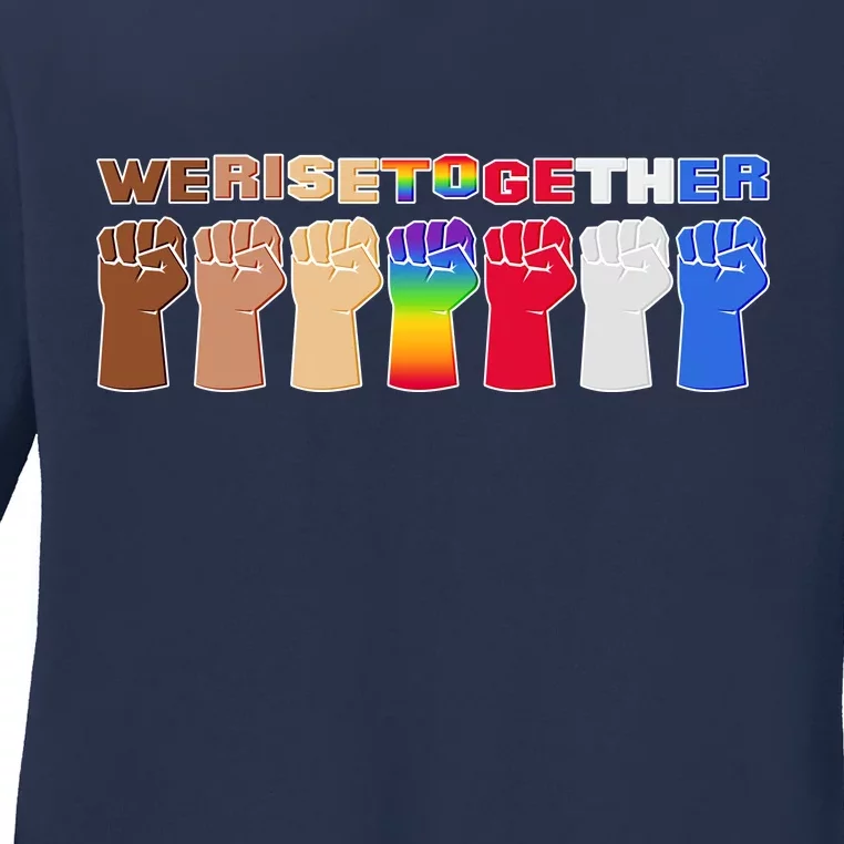 We Rise Together Ladies Long Sleeve Shirt