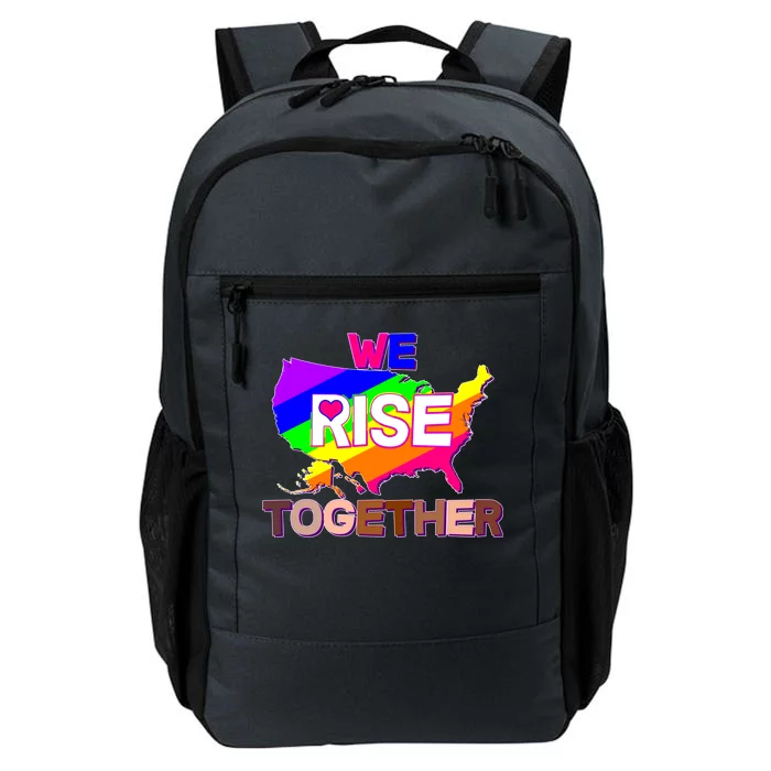 We Rise Together Unite Equality Protest Daily Commute Backpack