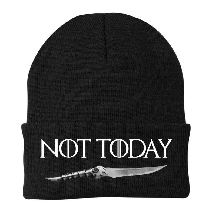 We Say Not Today God of Death Dagger Knit Cap Winter Beanie