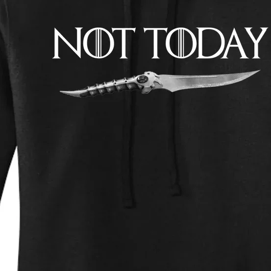 We Say Not Today God of Death Dagger Women's Pullover Hoodie