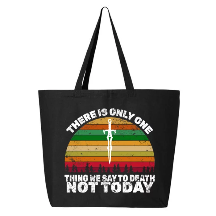 We Say Not Today To Death Retro 25L Jumbo Tote