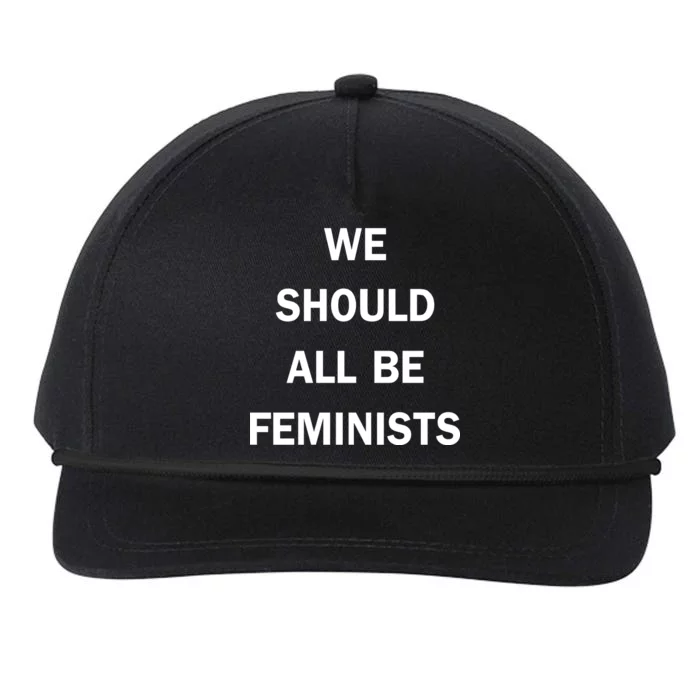 We Should All Be Feminists Women's Rights Snapback Five-Panel Rope Hat