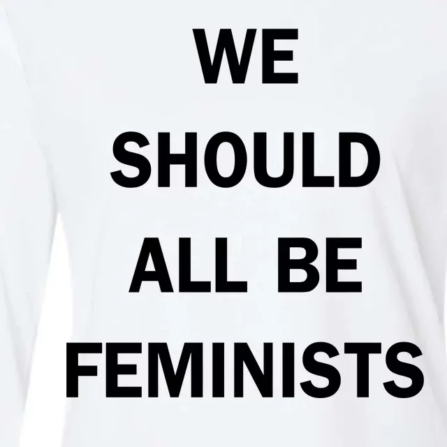 We Should All Be Feminists Women's Rights Womens Cotton Relaxed Long Sleeve T-Shirt