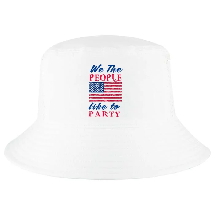 We The People Like To Party In The USA Cool Comfort Performance Bucket Hat