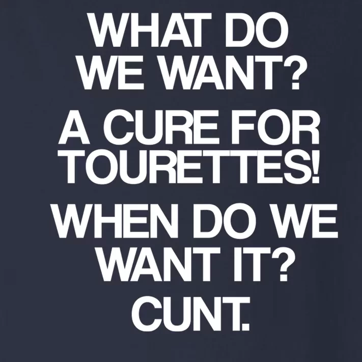 We Want A Cure For Tourettes Toddler Long Sleeve Shirt