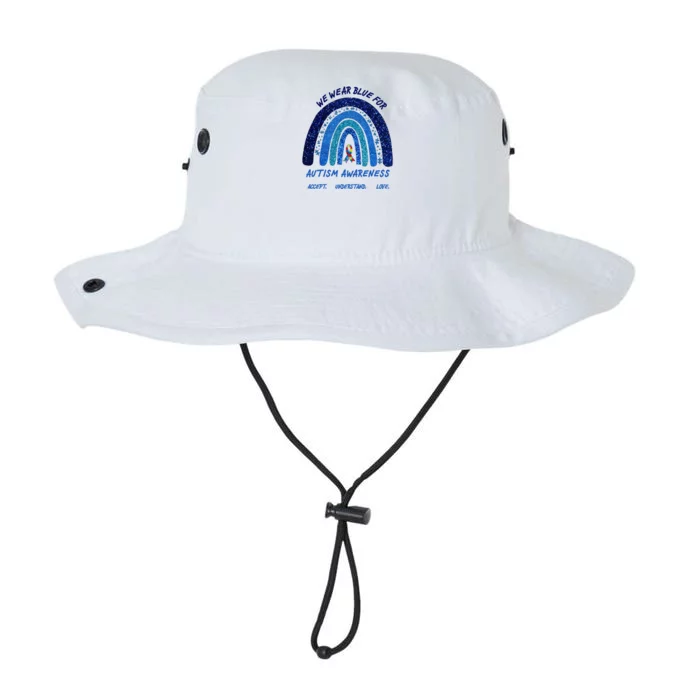 We War Blue For Autism Awareness Accept Understand Love Legacy Cool Fit Booney Bucket Hat