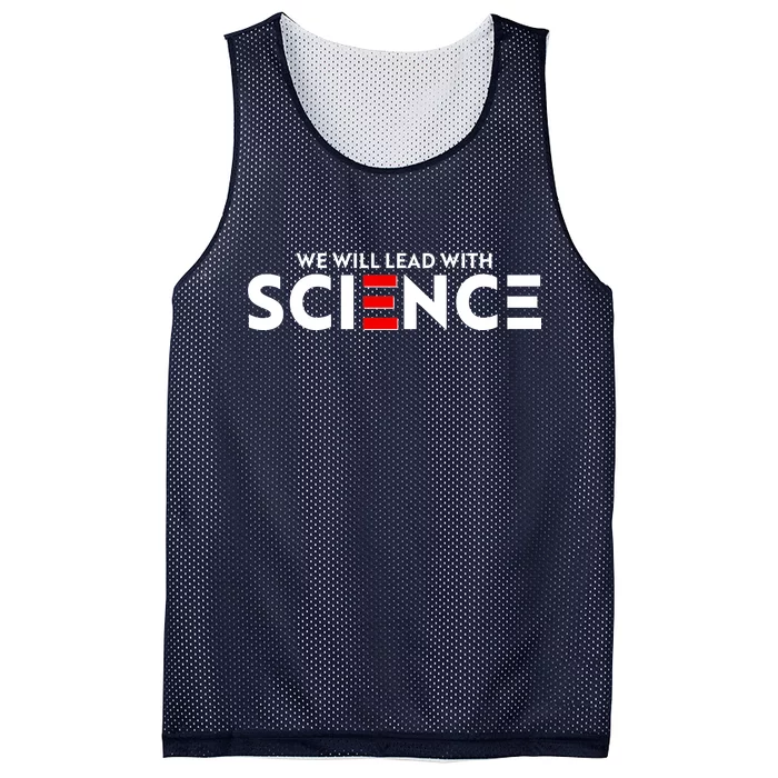 We Will Lead With SCIENCE Mesh Reversible Basketball Jersey Tank