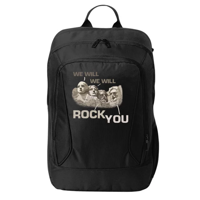 We Will Rock You Presidents Mt.Rushmore City Backpack