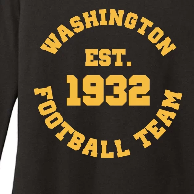 Washington Est. 1932 Football Team Womens CVC Long Sleeve Shirt