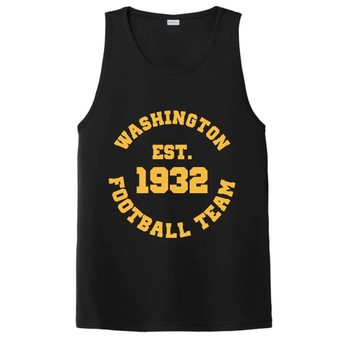 Washington Est. 1932 Football Team Performance Tank