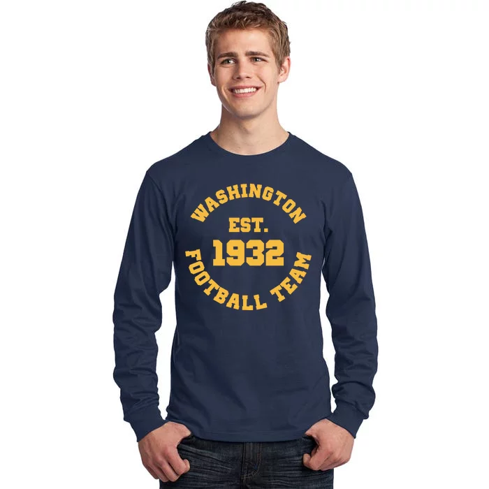 Washington Est. 1932 Football Team Tall Long Sleeve T-Shirt