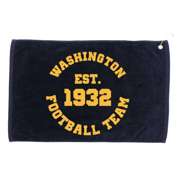 Washington Est. 1932 Football Team Grommeted Golf Towel