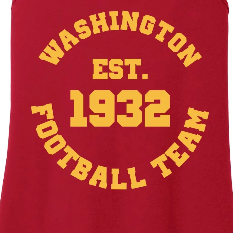 Washington Est. 1932 Football Team Ladies Essential Tank