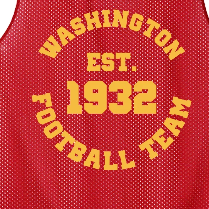 Washington Est. 1932 Football Team Mesh Reversible Basketball Jersey Tank