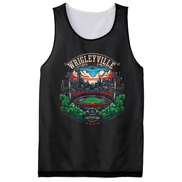 Wrigleyville Est. 1914 Mesh Reversible Basketball Jersey Tank