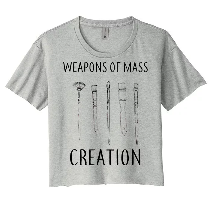 Weapons Of Mass Creation Women's Crop Top Tee