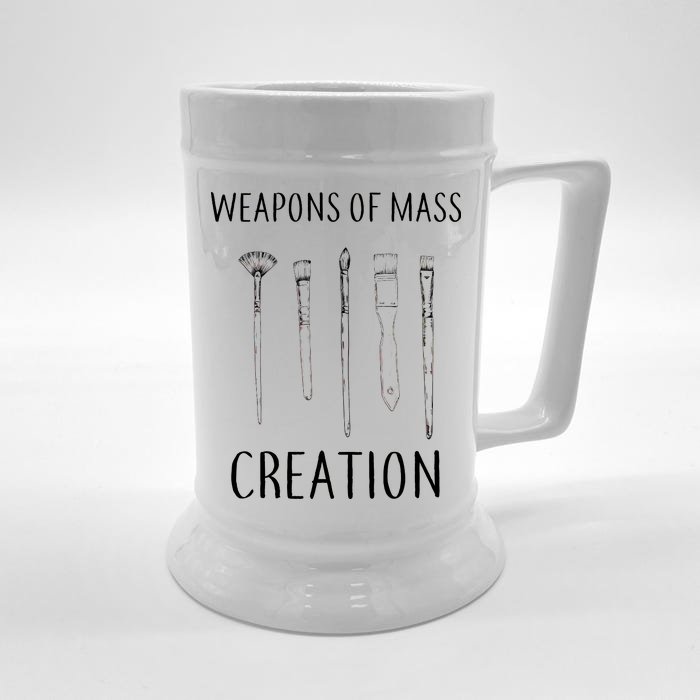 Weapons Of Mass Creation Front & Back Beer Stein